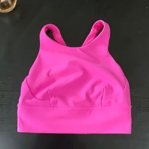 Lululemon Pink Sports Bra High Support Intimates